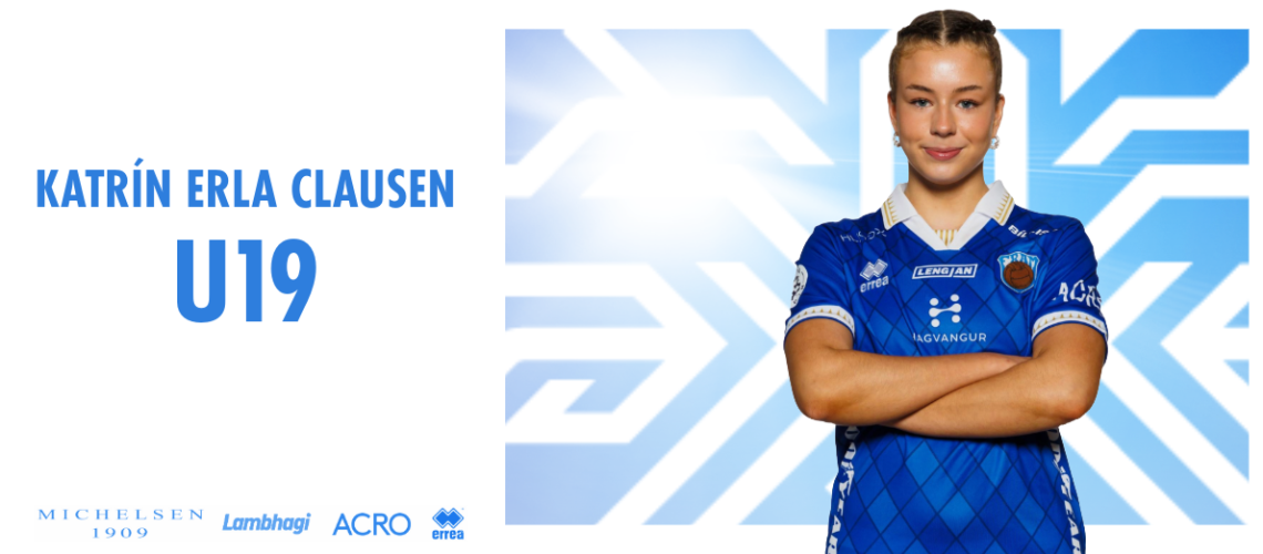 Katrín Erla U19 banner