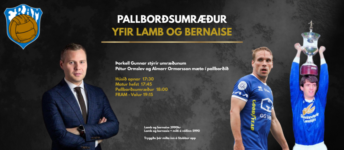Pallborð Banner