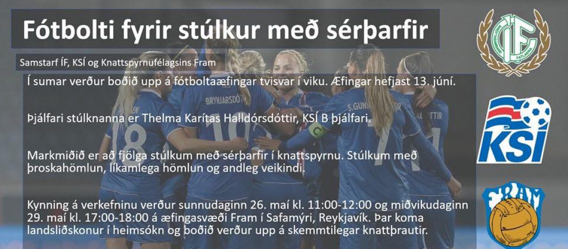 Stelpur í fótbolta vefur