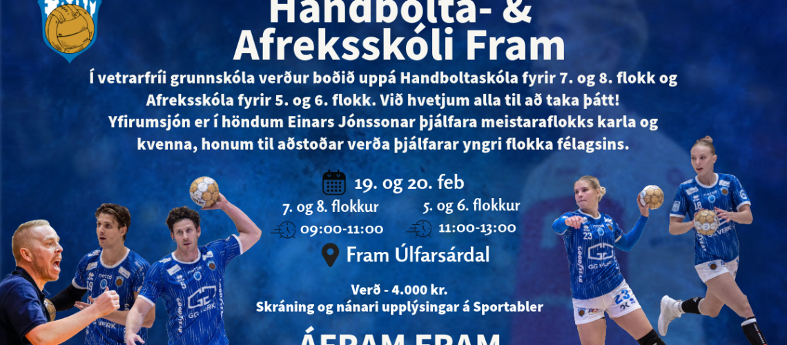 handboltaskóli feb. 2024.
